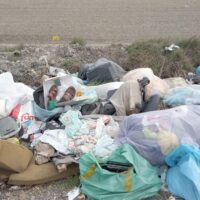 Italy,,,Milan,March,2022,Illegal,Landfill,With,Various,Polluting